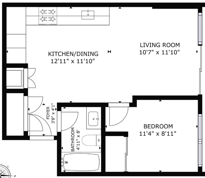 温哥华乔治公园公寓